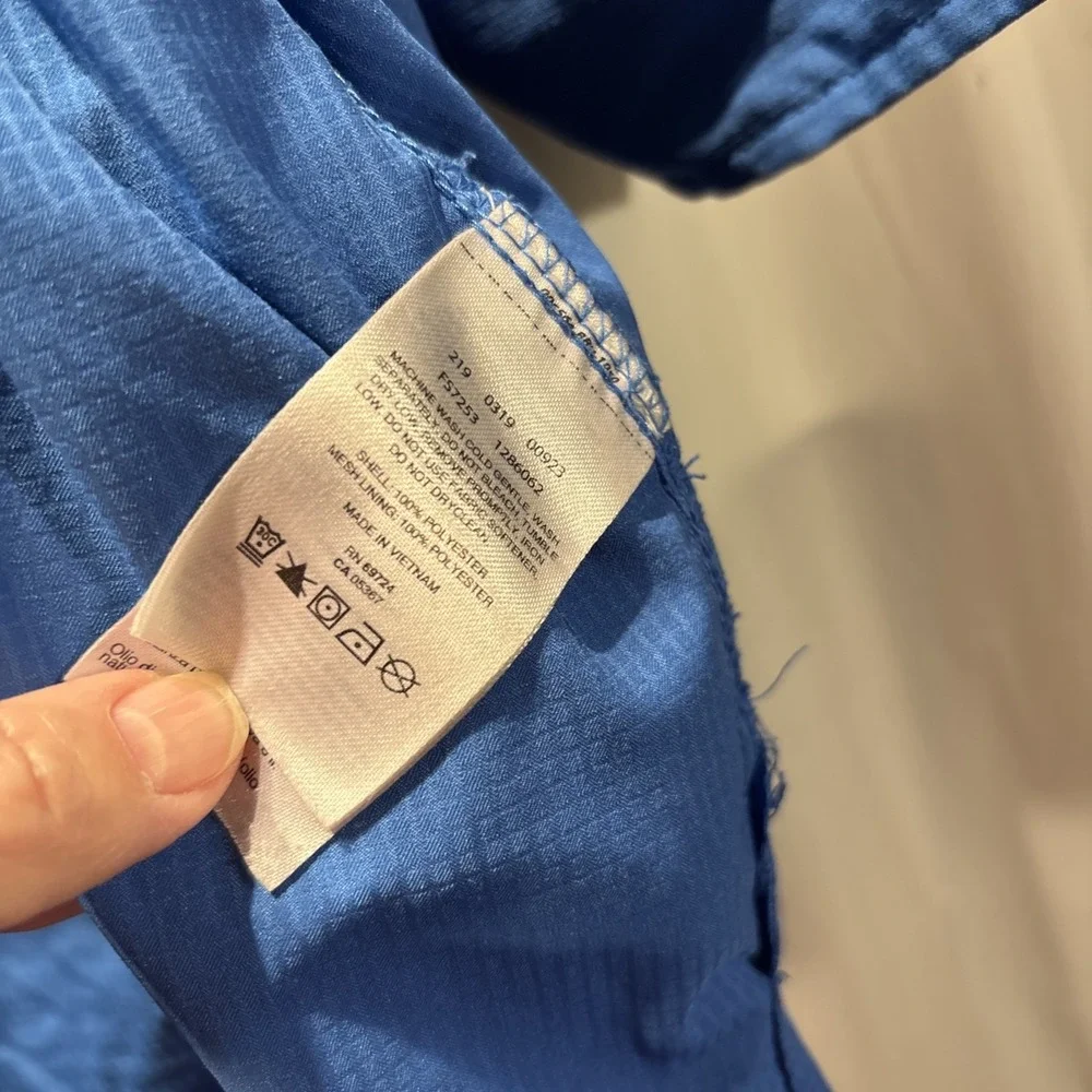 Columbia PFG Omni-Shade Fish Shirt Mens 3XL Blue Long Button Sleeve Button Down